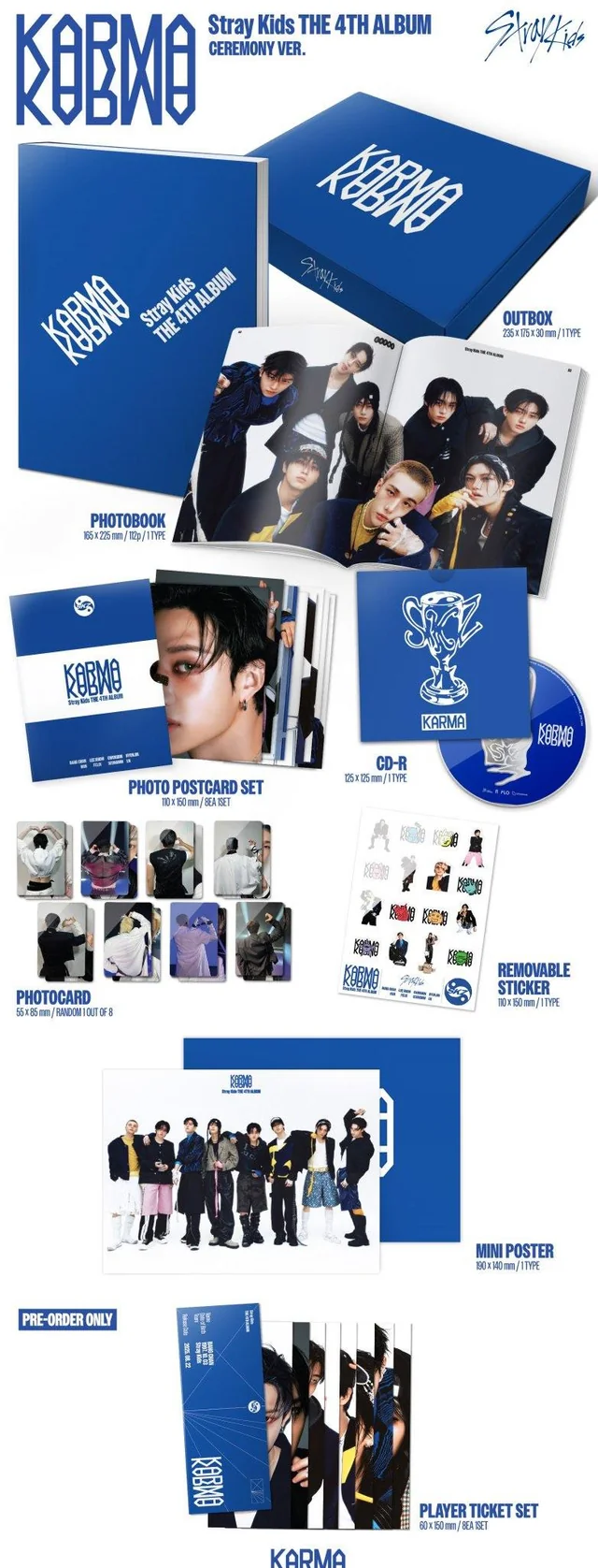STRAY KIDS - [ KARMA + POB JYP FANS SHOP ]